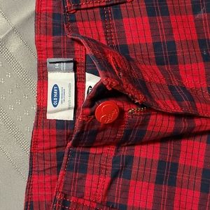 Plaid skinny pants